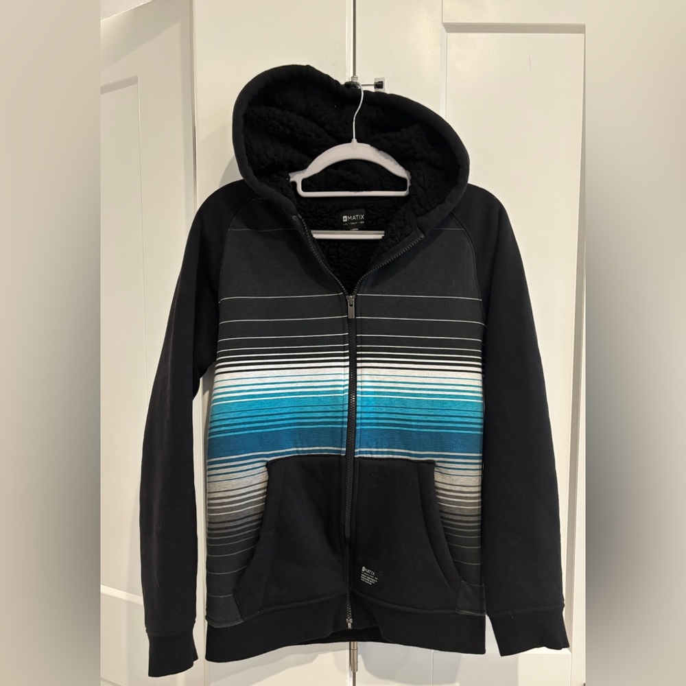 Matix Boy’s Fleece Lined Hoodie. Size L (14-16)